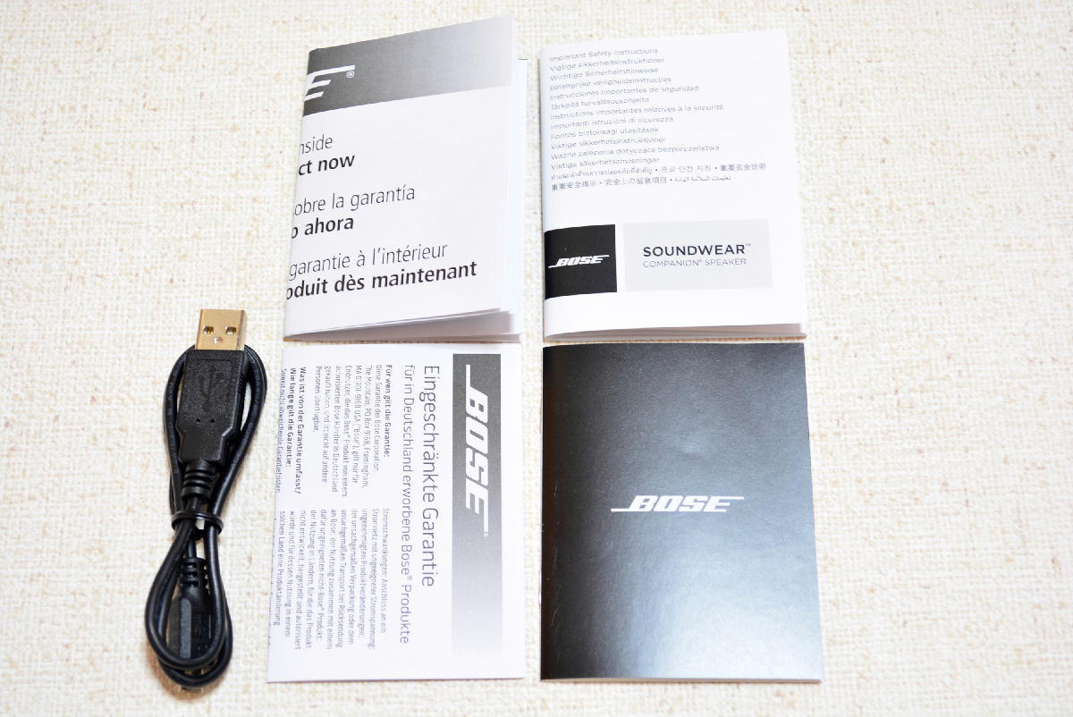 BOSE soundwear companion speaker 極少使用品 | GOGUIDE.BG