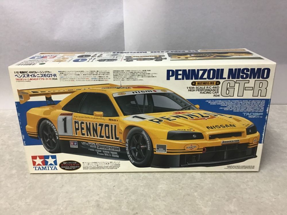 絶版】タミヤ 1/10 ペンズオイル・ニスモ GT-R(R34) スペアボディ