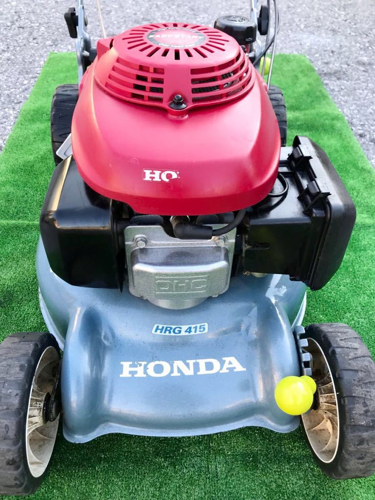 HONDA 自走式エンジン芝刈機「HRG415」 ☆倉庫保管！クリーンでパワフルな4ストロークエンジン！自走式で作業