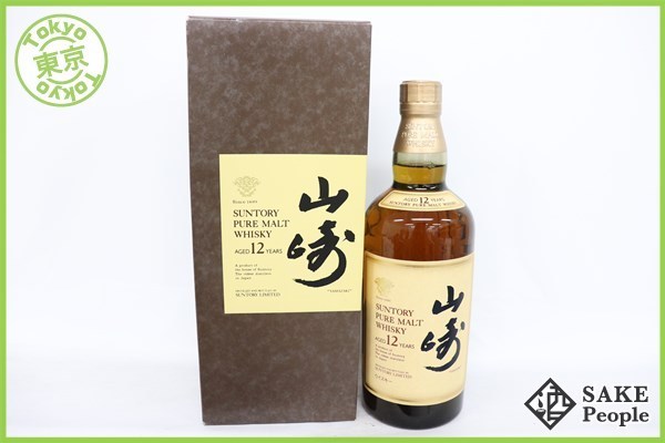 ◇注目! サントリー 山崎 12年 ピュアモルト 750ml 43% QB