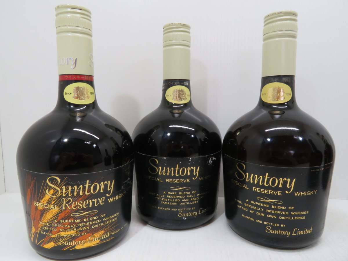 福岡県限定♪6本 SUNTORY / サントリー スペシャル リザーブ 特級(3本