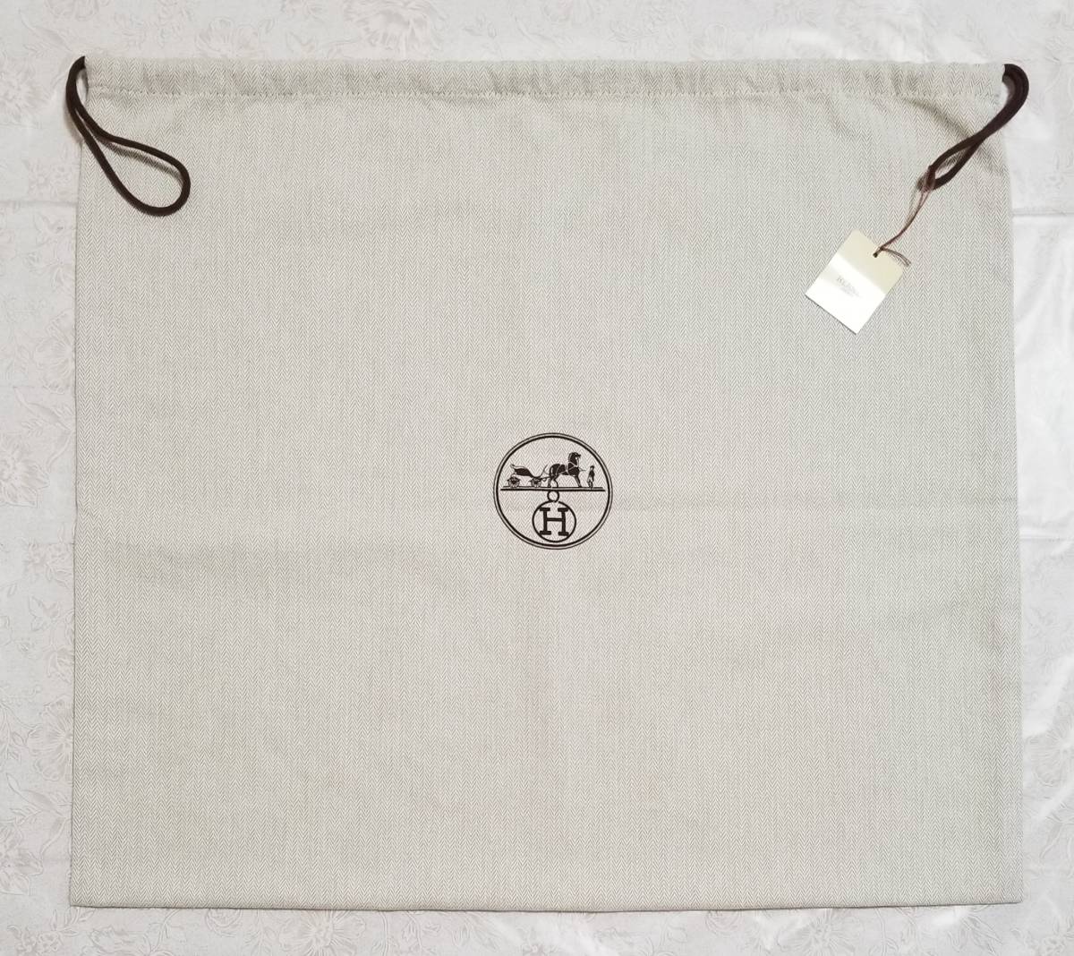 新品タグ付き☆未使用 54×48.5 保存袋 布 ポーチ エルメス バッグ