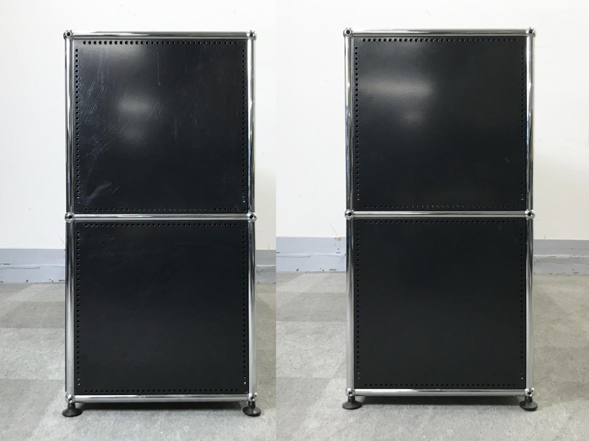 □USM⁄ハラーシステム□キャビネット 【1円～】USMハラー□2連2段