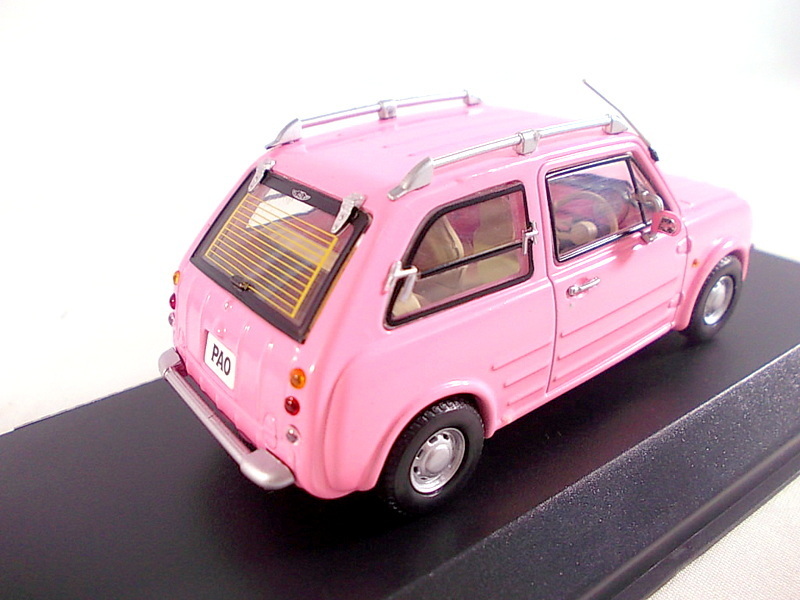 未使用】京商 1/43 日産 パオ イベント特別仕様色/ピンク（No.03412PK