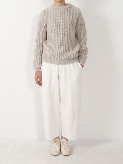 【定番人気，得価】 17aw evam eva コットンシルクイージークロップドパンツ サイズ1 エヴァムエヴァ(ボトムス)｜売買されたオークション情報、yahooの商品情報をアーカイブ公開 - オークファン 女性用