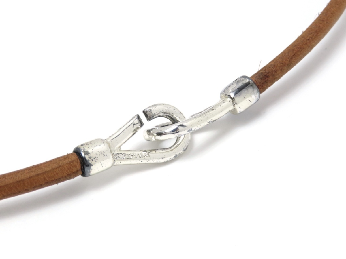 希少】 HERMES エルメス チョーカー ネックレス アクセサリー シマウマ