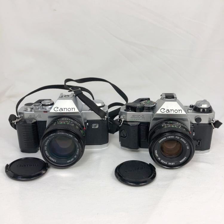 Canon キャノン AL-1/AE-1 PROGRAM ジャンク 2台 FD 50mm 一眼レフ