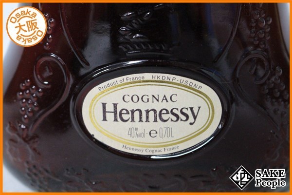 金キャップ ヘネシー グリーンボトル XO 古酒 Hennessy xo グリーン