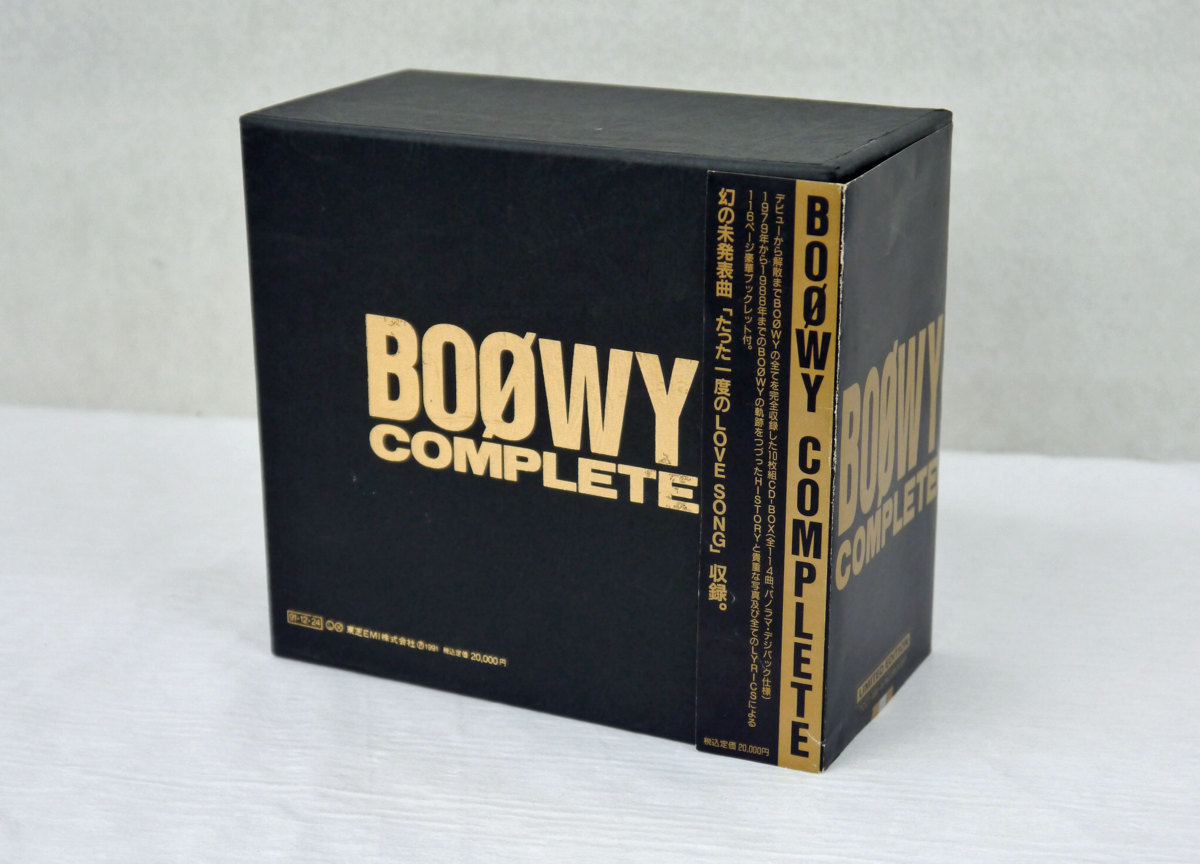 ☆中古品☆CD BOOWY COMPLETE LIMITED EDITION TOCT-6390～99 BOOWY 