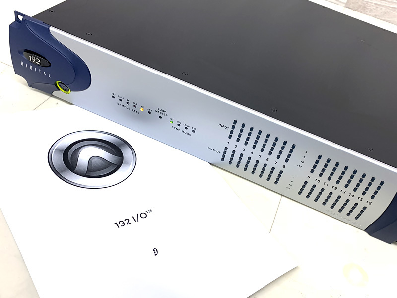 □digidesign 192 i/o オーディオインターフェイス 取扱説明書 デジ