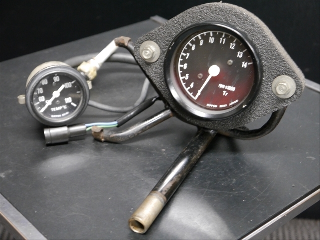 RS125 ND4 鉄フレームHRC純正HRC タコメーター テンプメーター ステー