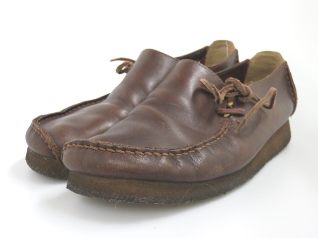 076-156-LO△クラークス Clarks ラガー LUGGER レザー シューズ 9G 箱
