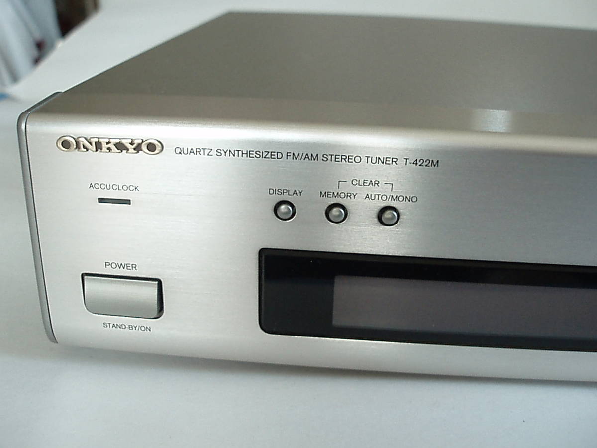 ONKYO　INTEC275　高感度AM/FMチューナー　T-422M（中古）