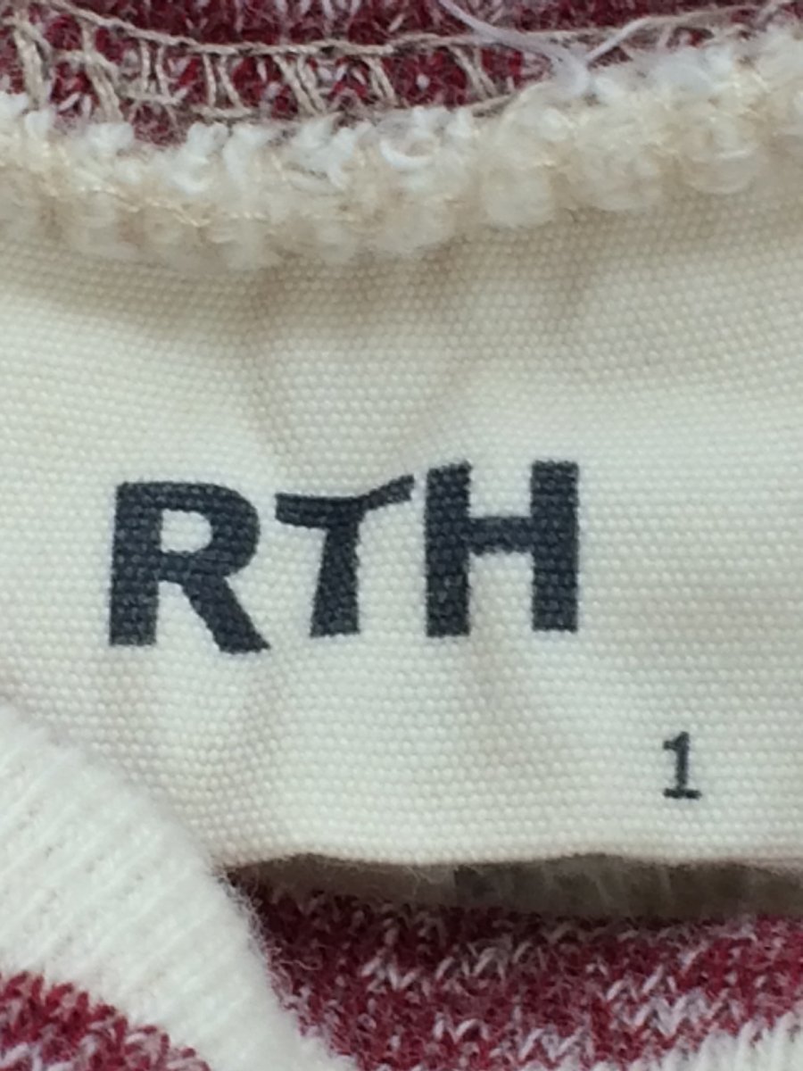 RTH/長袖Tシャツ/1/コットン/RED/ボーダー/中古 【公式通販】