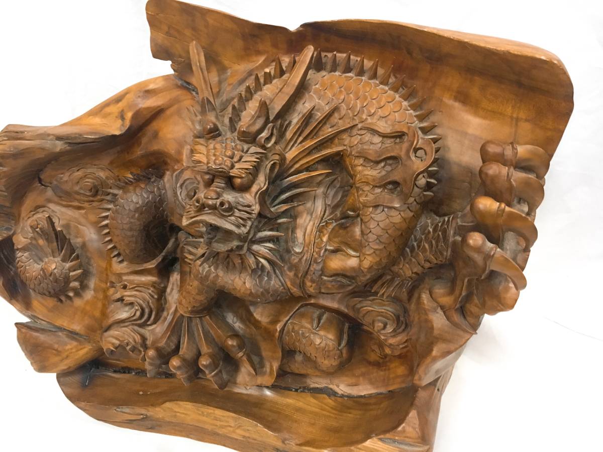 龍 一刀彫 木彫り 置物 | 昇龍 ⁄ 公式通販 一刀彫り 迫力の龍 一
