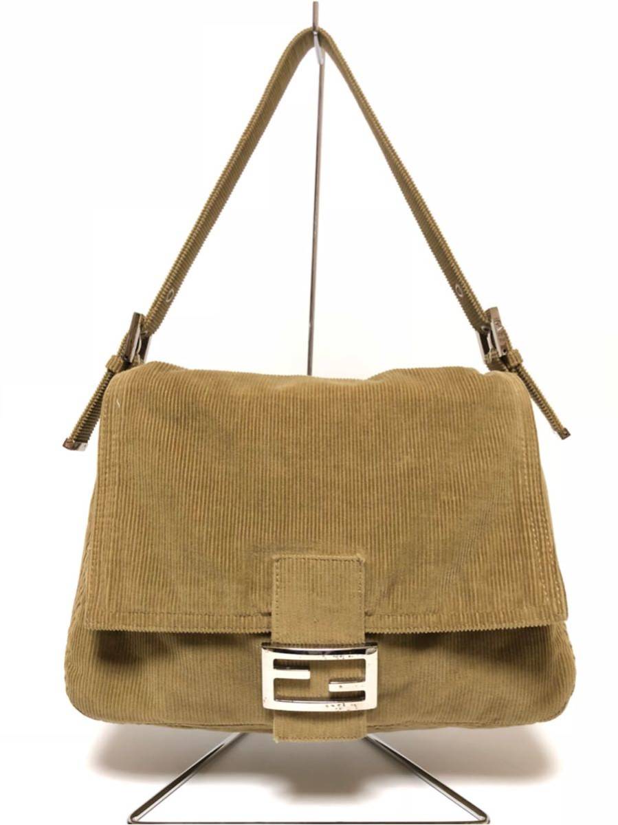 FENDI フェンディ マンマバケット コーデュロイ ハンドバッグ 【公式通販】