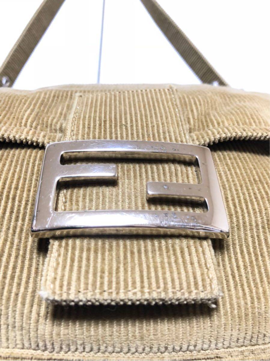 FENDI フェンディ マンマバケット コーデュロイ ハンドバッグ 【公式通販】