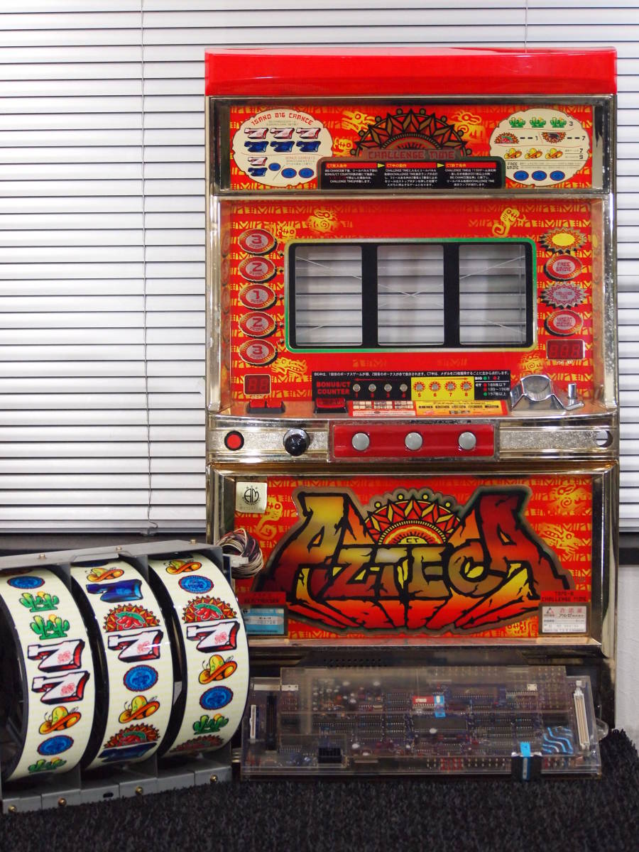 パチスロ実機北電子☆ハイパージャグラーVコイン不要機付4号機 レア