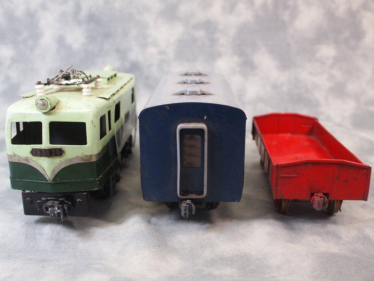 ☆ふ10-670 KTM/カツミ Oゲージ 電気機関車 EB 58 28 + 客車