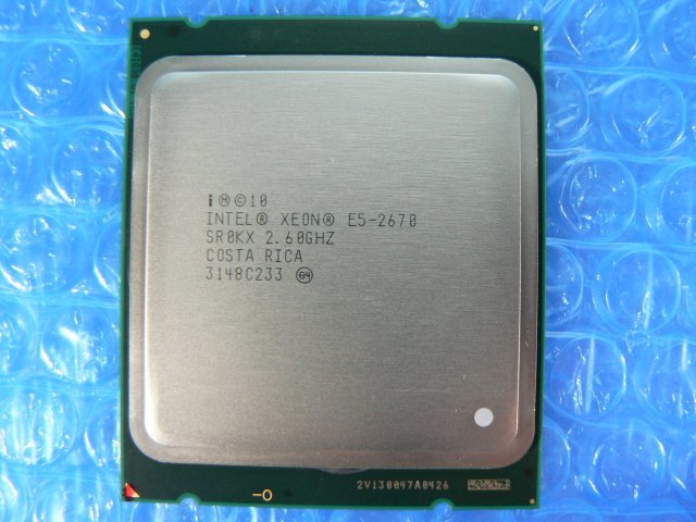 1EHF // Intel Xeon E5-2670 2.6GHz SR0KX Sandy Bridge-EP C2 Socket(LGA)2011 // HITACHI HA8000/RS210-h HM 取外 // (同ロット)在庫2