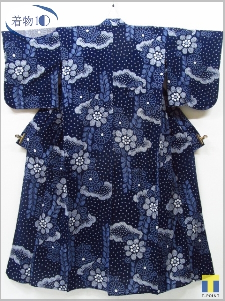 限定セール，最新作 着物10 1円 木綿 浴衣 総絞り 鹿の子 菊 草花 身丈154cm 裄64cm 同梱可(浴衣（単体）)｜売買されたオークション情報、yahooの商品情報をアーカイブ公開 - オークファン その他
