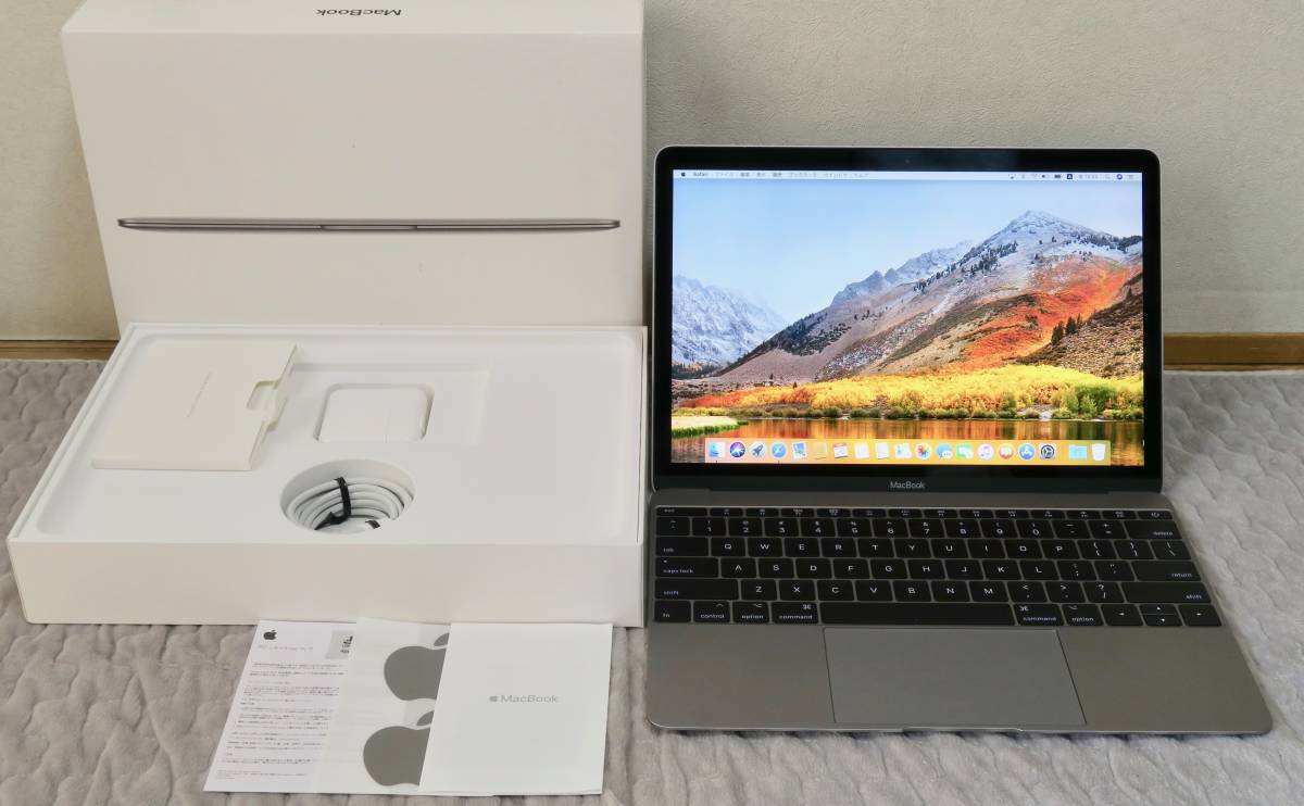 Apple MacBook 12インチ 2017モデル スペースグレー i7 16GB 256GB 準 