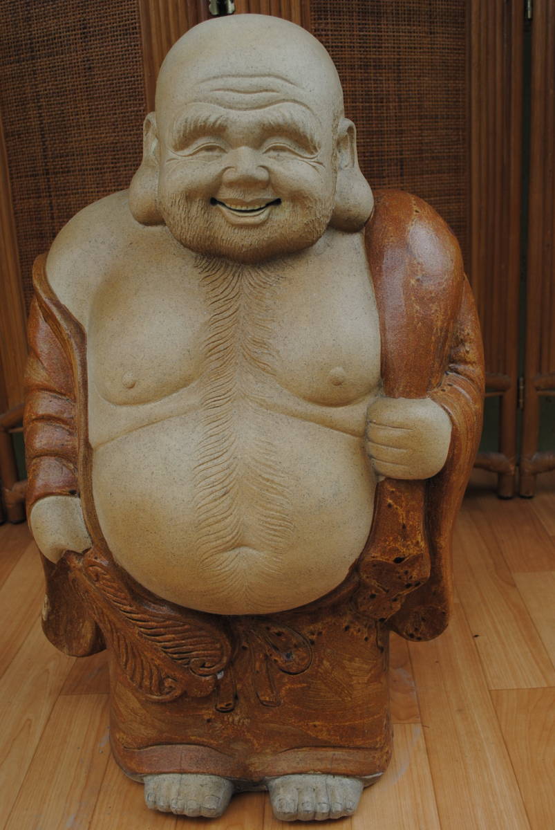 置物 金運 布袋様 R702 七福神 ☆ 大きな布袋さん♪全長66cm⁄七福神