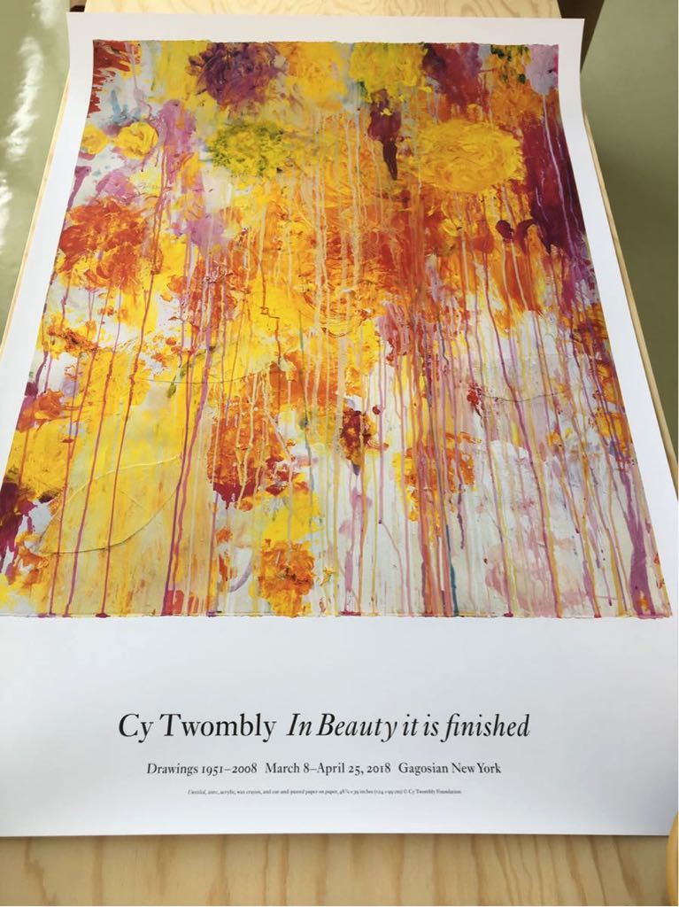 お買い得，新品 Cy Twombly 展覧会ポスター サイ トゥオンブリー(ポスター)｜売買されたオークション情報、yahooの商品情報をアーカイブ公開 - オークファン その他