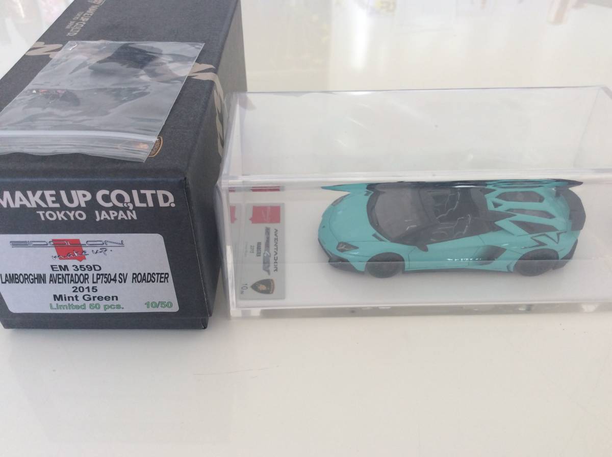 豊富な，人気SALE アイドロン EIDOLON EM359D Lamborghini Aventador LP750-4 SV Roadster Mint Green Limited 50pcs(BBR)｜売買されたオークション情報、yahooの商品情報をアーカイブ公開 - オークファン BBR