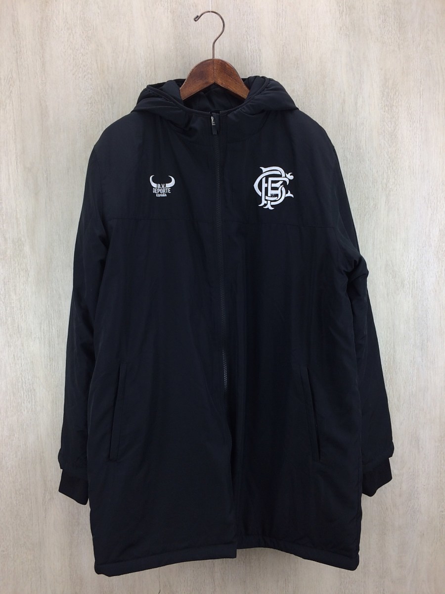 buenavista◇ジャケット/XL/ポリエステル/BLK 総柄ナイロンジャージ上