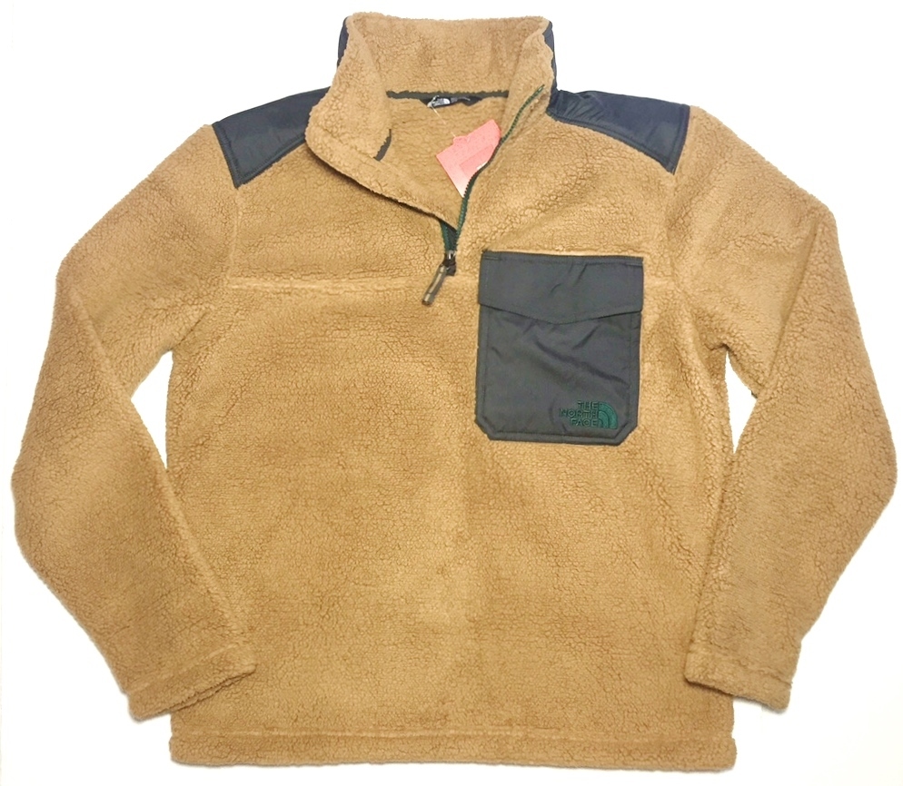 新品 ノースフェイス プルオーバー フリース ジャケット ブラウン (M 