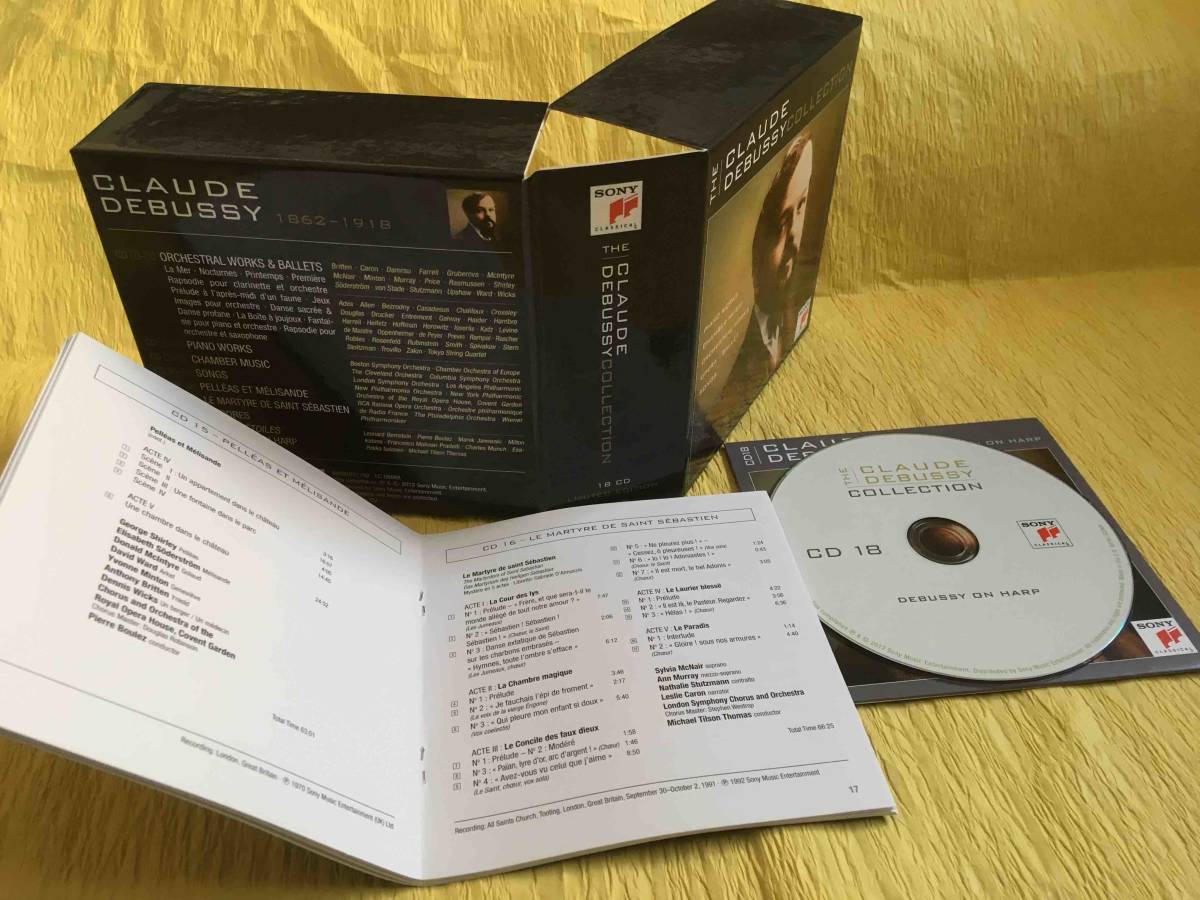 18CDボックス・セット】THE CLAUDE DEBUSSY COLLECTION 「クロード