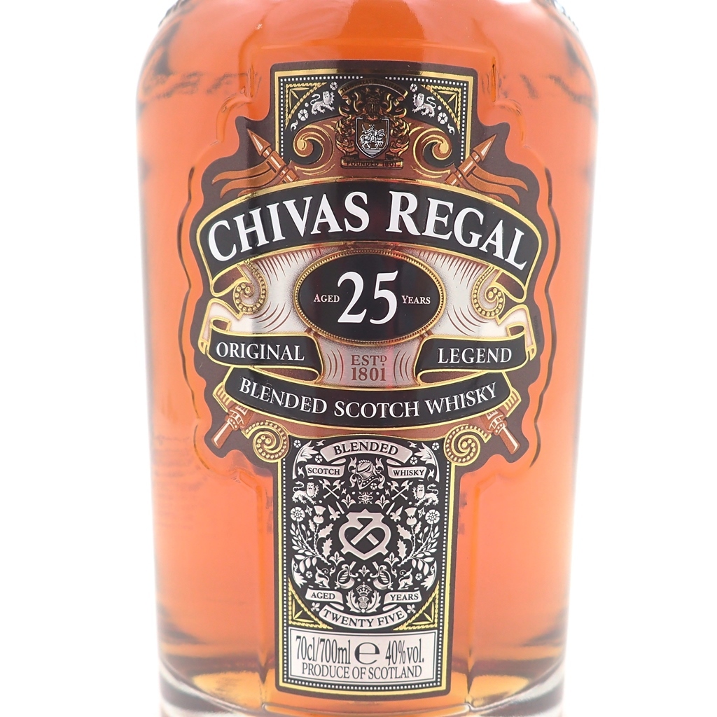 未開栓☆CHIVAS REGAL シーバスリーガル 25年 700ml 箱 冊子付 【公式