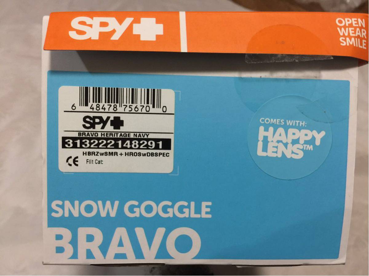 ゴーグル SPYです。