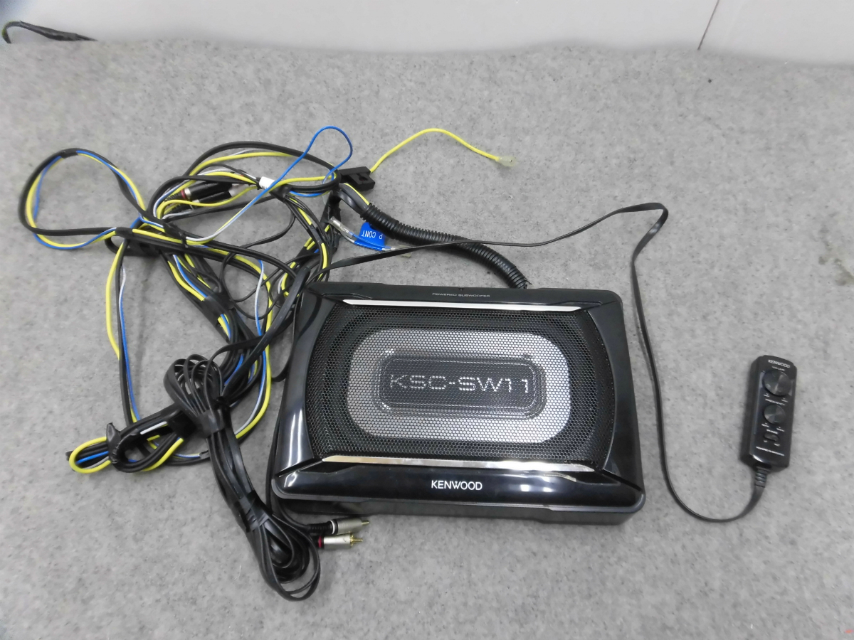 KENWOOD ケンウッド KSC-SW11 RCA チューンアップサブウーファー