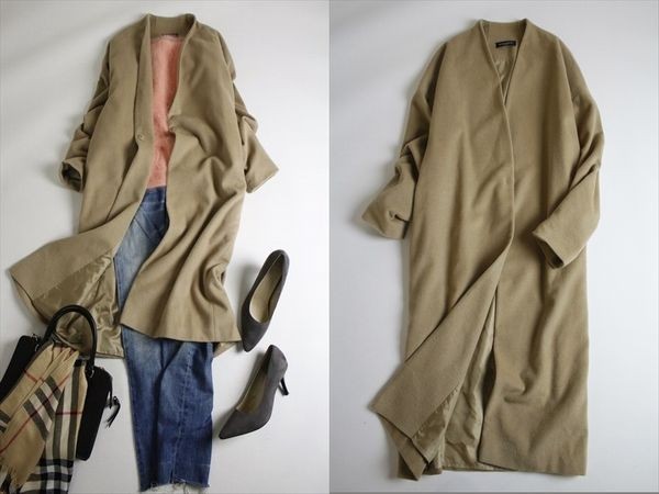 美品□キャサリンハーネルCatherine Harnel 上質ウールブレンド 素敵 