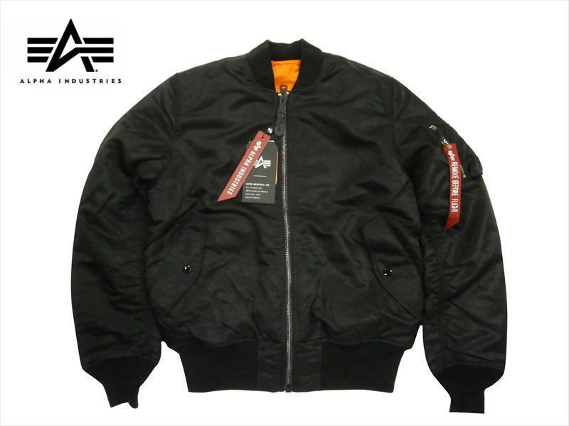 【数量限定，新品】 ALPHA INDUSTRIES/アルファ インダストリーズ 20004 MA-1 タイトフィット フライトジャケット ブラック M(Mサイズ)｜売買されたオークション情報、yahooの商品情報をアーカイブ公開 - オークファン Mサイズ