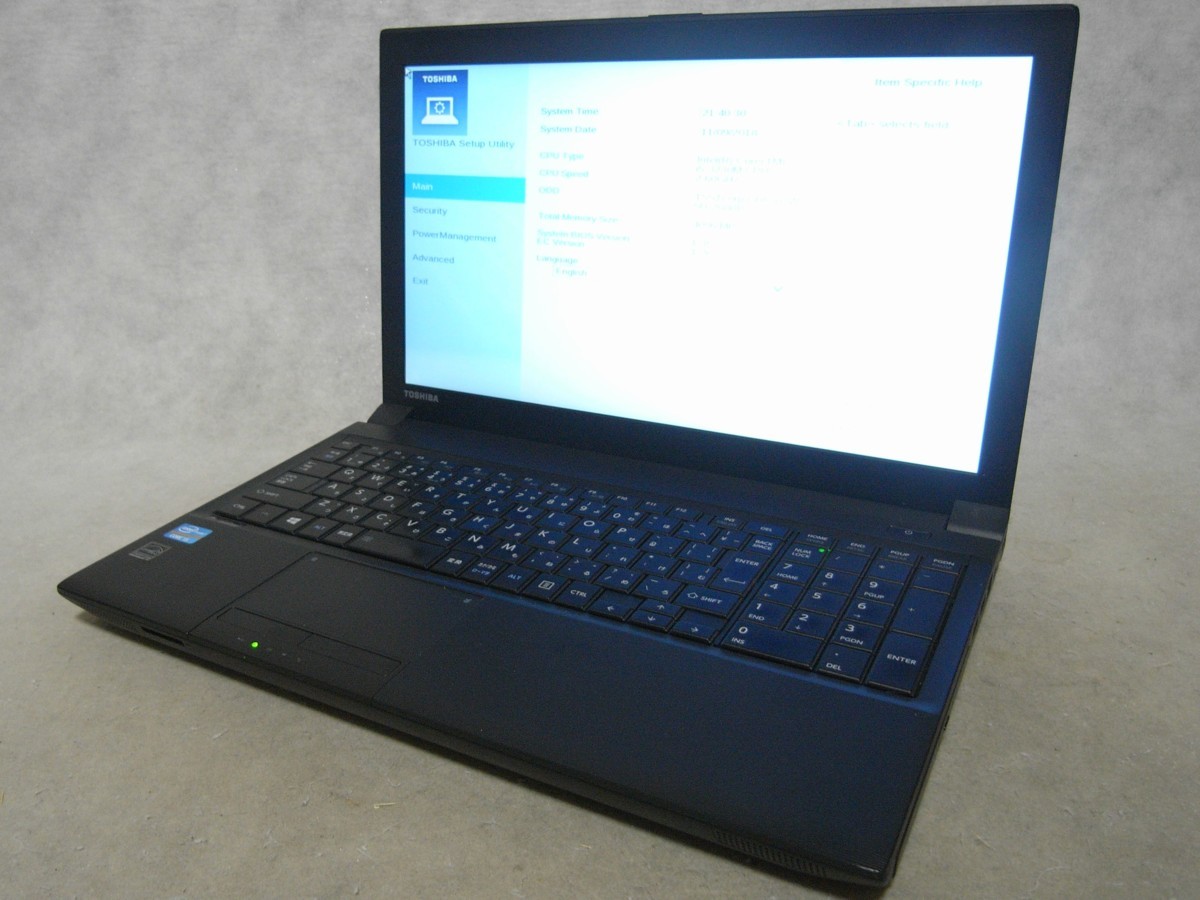 【ジャンク品】東芝 dynabook Satellite B553/J B7406 東芝 dynabook Satellite B553/J PB553JEBPR5AA71 Core i5 3230M