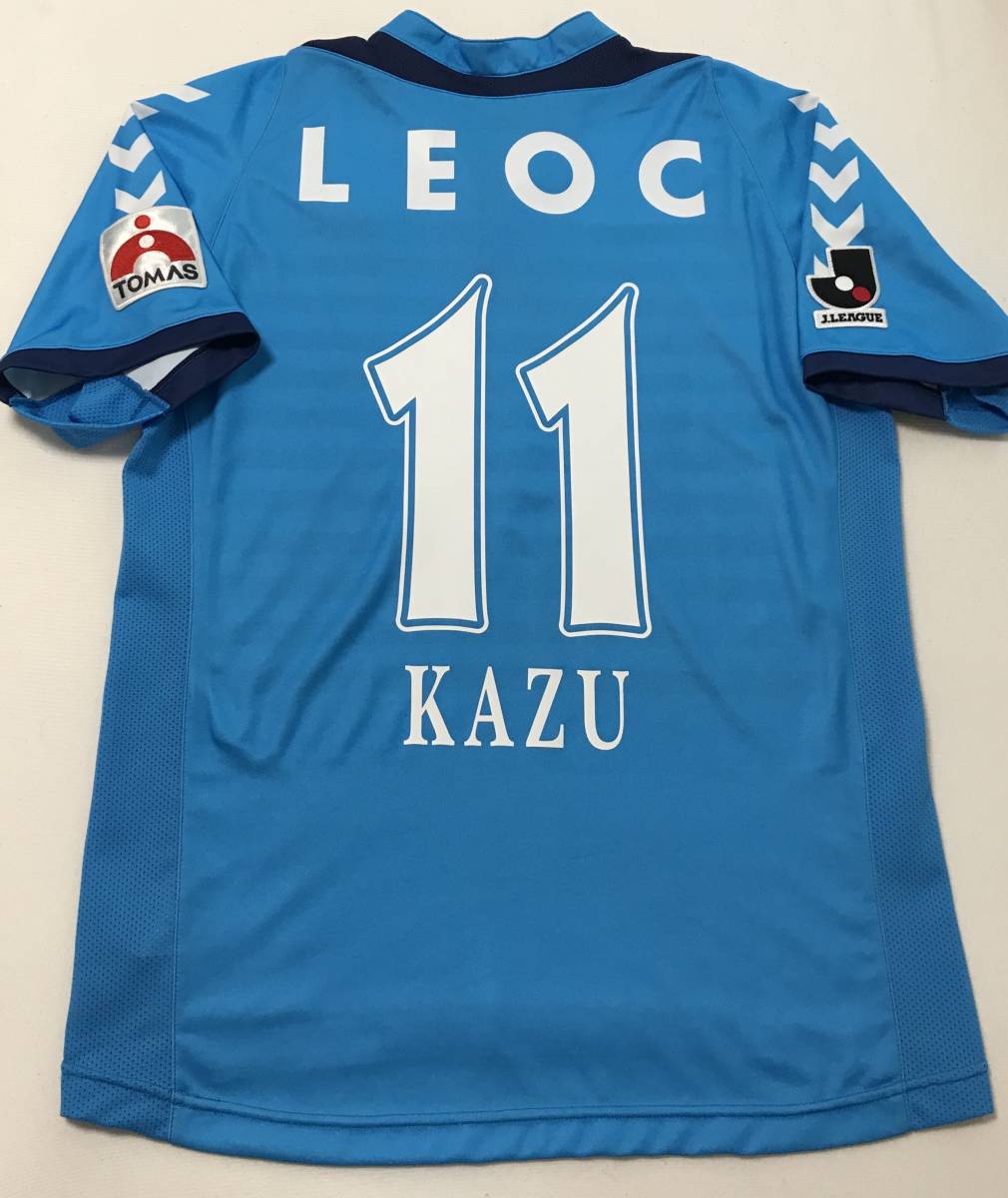 横浜FC 2007年　三浦知良　ユニフォーム 横浜FC 三浦知良 ユニフォーム 三浦知良選手 サイン入 Mサイズ 横浜FC
