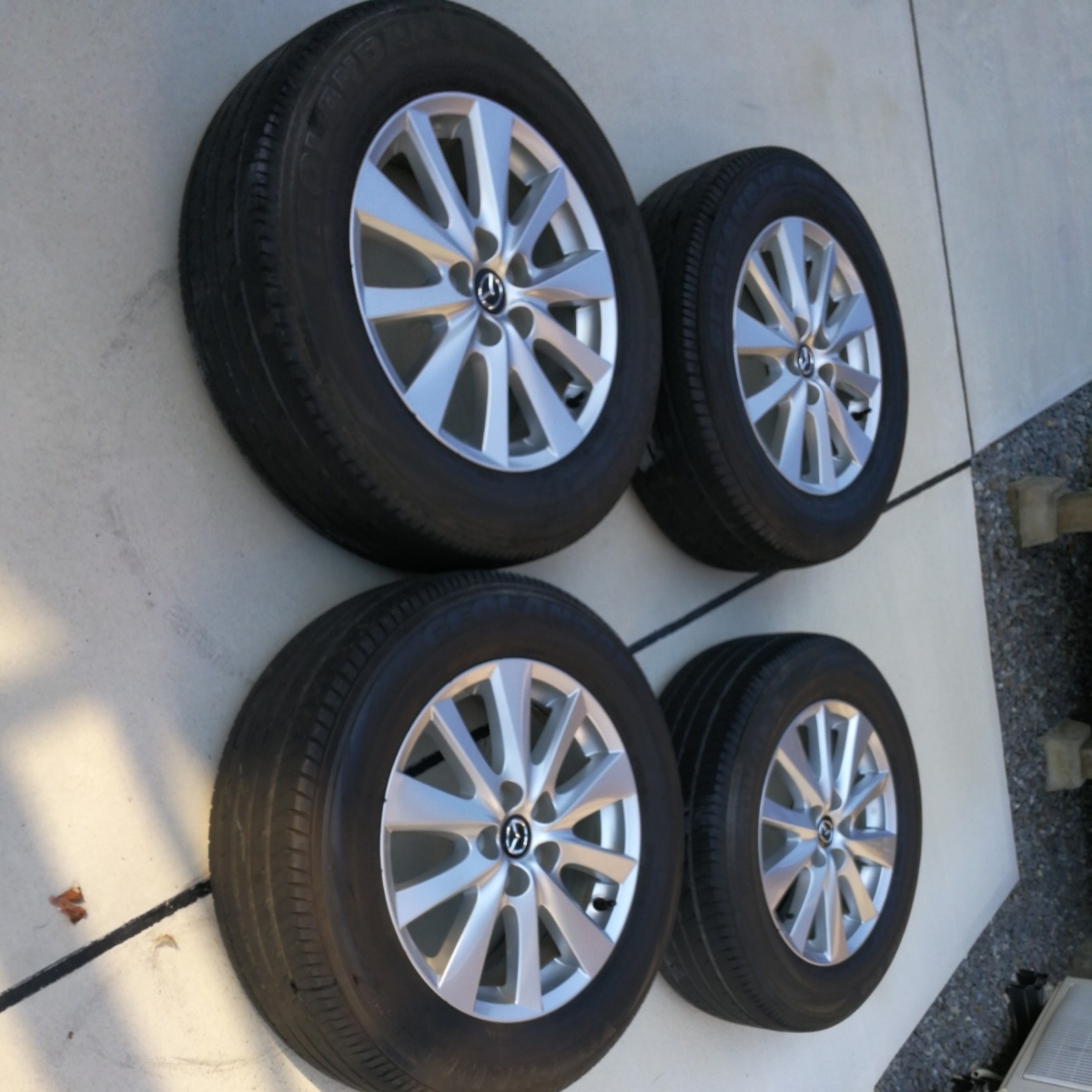 マツダ CX-5 - MAZDA 17インチ 純正アルミホイール4本セットの KF 4本 