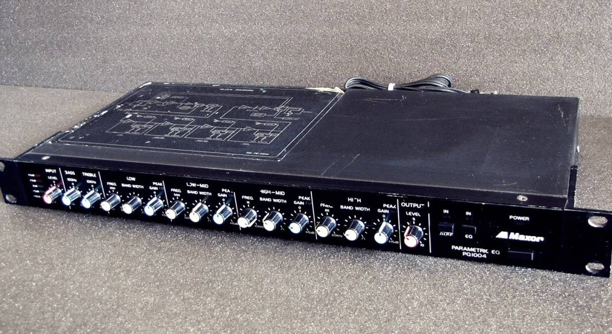 Maxon マクソン PQ1004 PARAMETRIC EQ パラメトリック・イコライザー