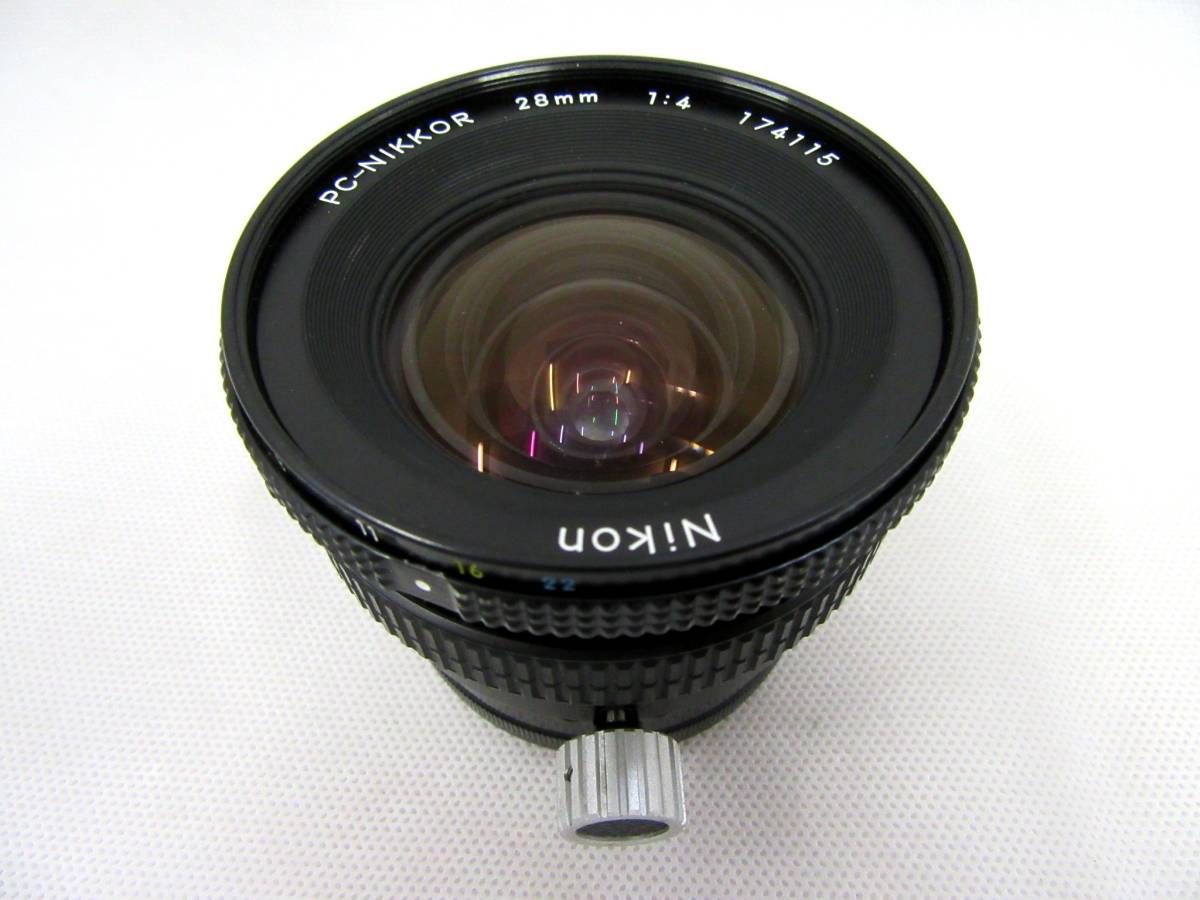 【Nikon/ニコン】①⑦/PC-NIKKOR 28mm 1:4/広角シフトレンズ