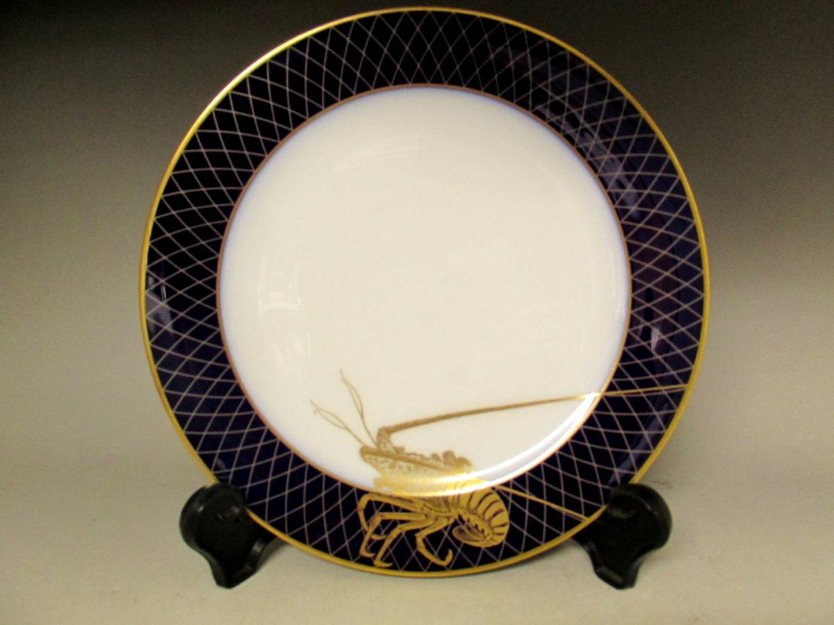 超美品☆大倉陶園☆金彩梅☆26cmディナープレート5枚 大倉陶園 希少限定品 26cmディナープレート 「海の詩情」☆未使用品 美
