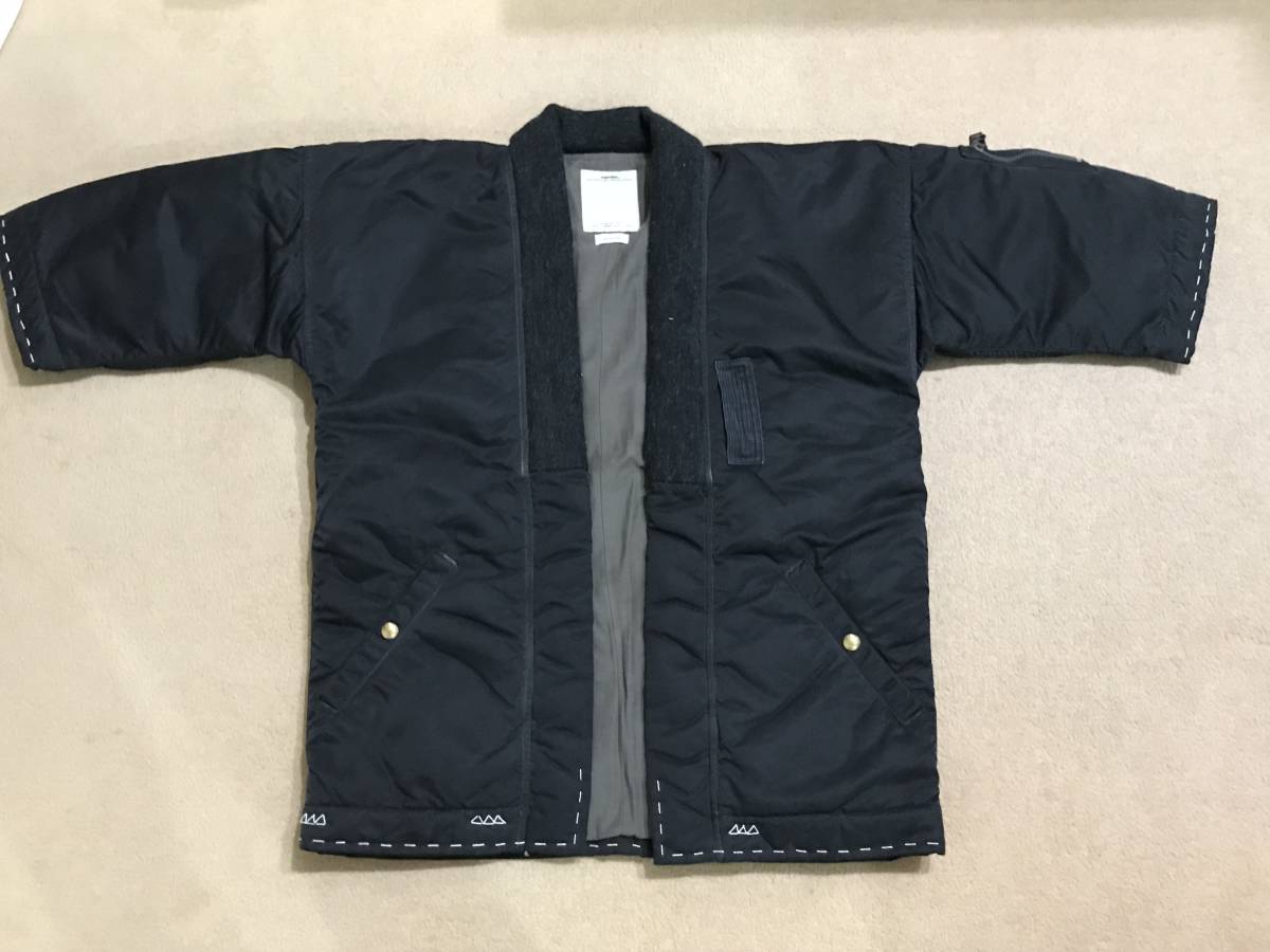 お得，本物保証 VISVIM 16AW SANJURO KIMONO DOWN JKT Black 1(ジャケット、上着)｜売買されたオークション情報、yahooの商品情報をアーカイブ公開 - オークファン 男性用