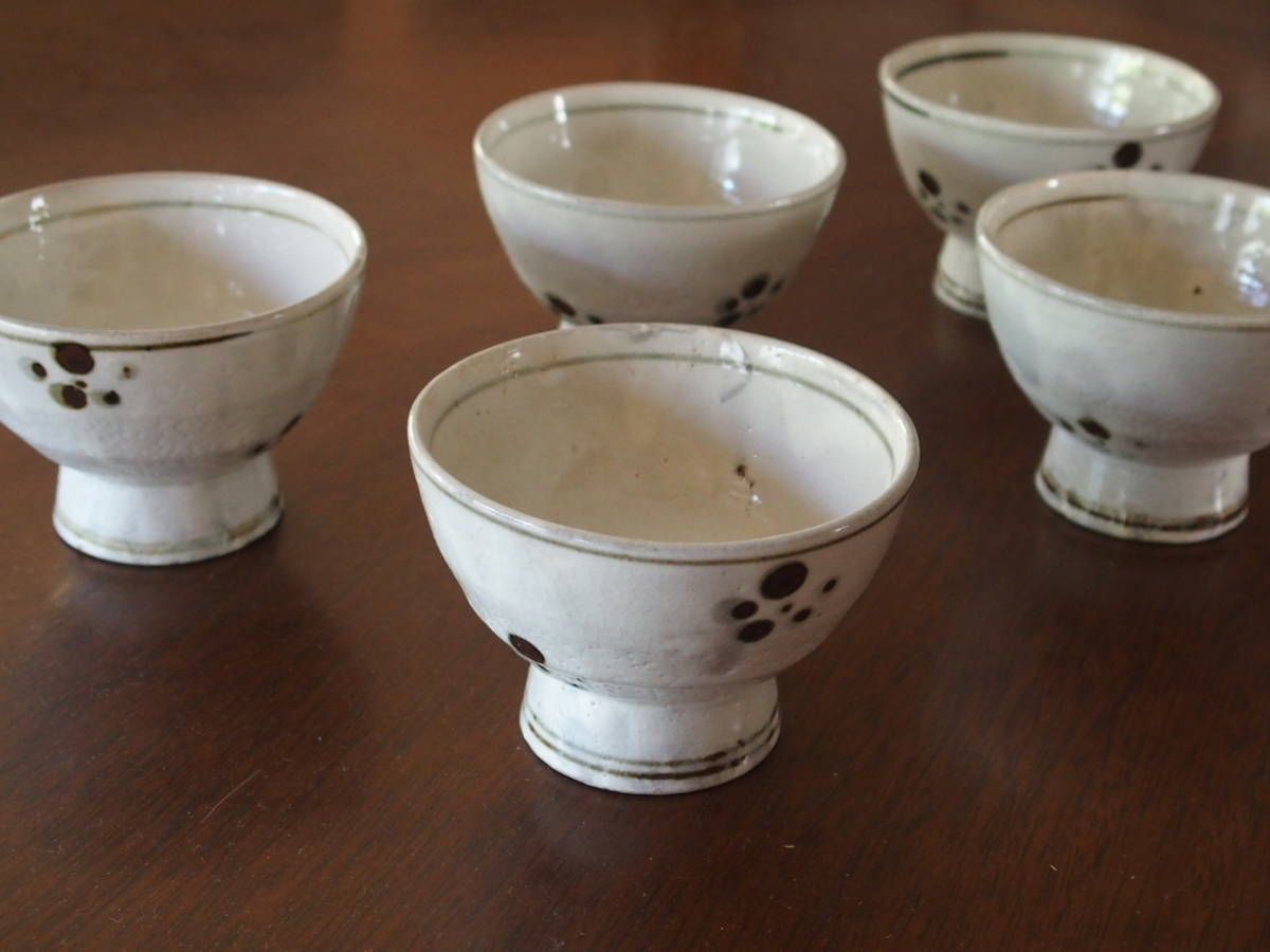 茶道具 虎渓山 水月窯 粉引風 茶盌 NO581 茶道具 虎渓山 水月窯 粉引風