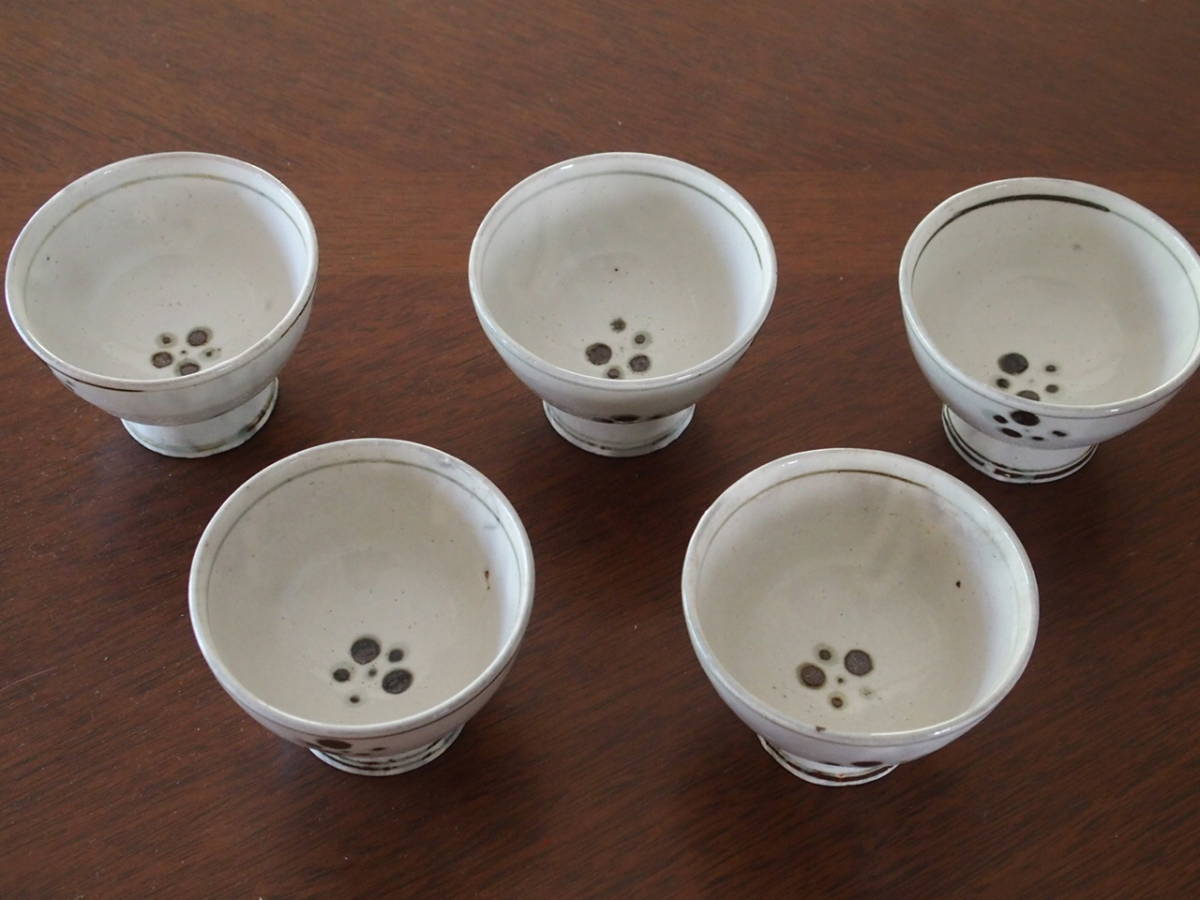 茶道具 虎渓山 水月窯 粉引風 茶盌 NO581 茶道具 虎渓山 水月窯 粉引風