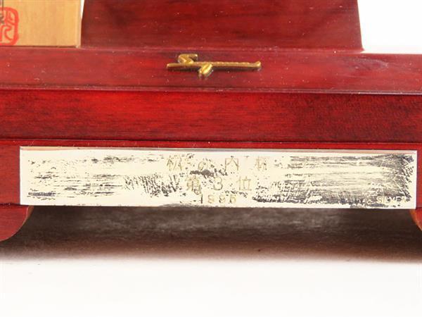 置物 梅 純銀製 光則作 - 盆栽 工芸品 松 インテリア コレクター必見