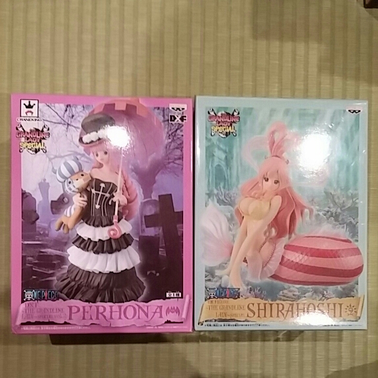 ワンピースフィギュア DXF THE　GRANDLINE LADY ペローナ・しらほし姫　2種セット　未開封 定形外郵便700円