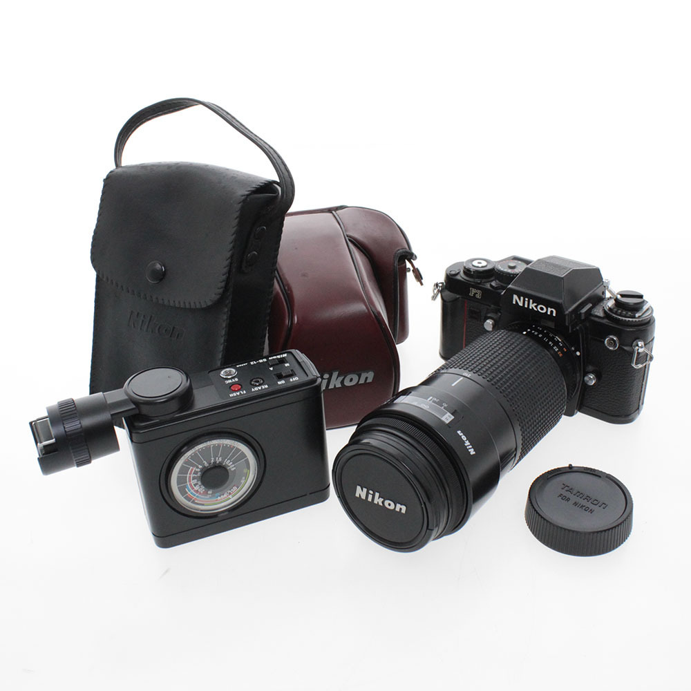 Nikon F3 一眼レフカメラ 70-210mmレンズ付き □ Nikon ニコン 一眼フィルムカメラ F3 AF NIKKOR 70-210mm 1:4