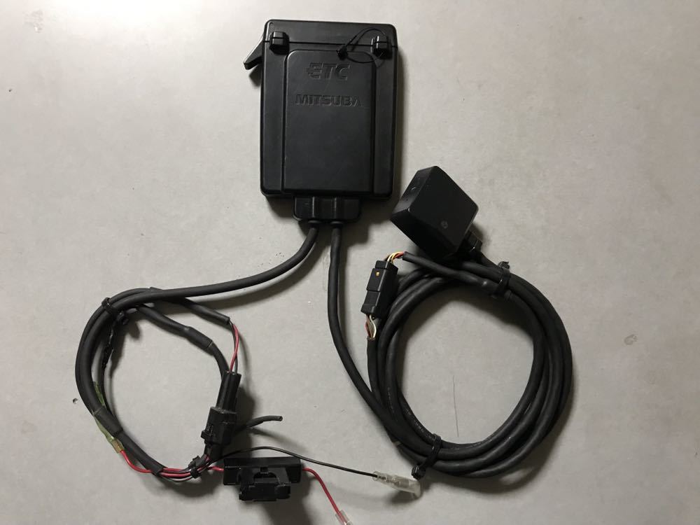 バイク用 ミツバ ETC車載器 アンテナ分離型 BE31 動作確認OK 【公式通販】